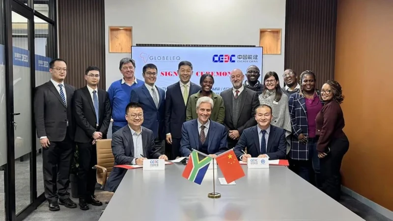 CEEC Assina Contrato para Maior Projeto de Armazenamento de Energia em Baterias em um Único Local da África