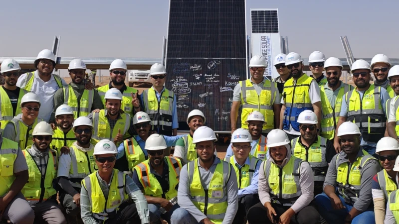 PV Module Installation Kicks Off at Africa’s Largest Solar-Storage Project